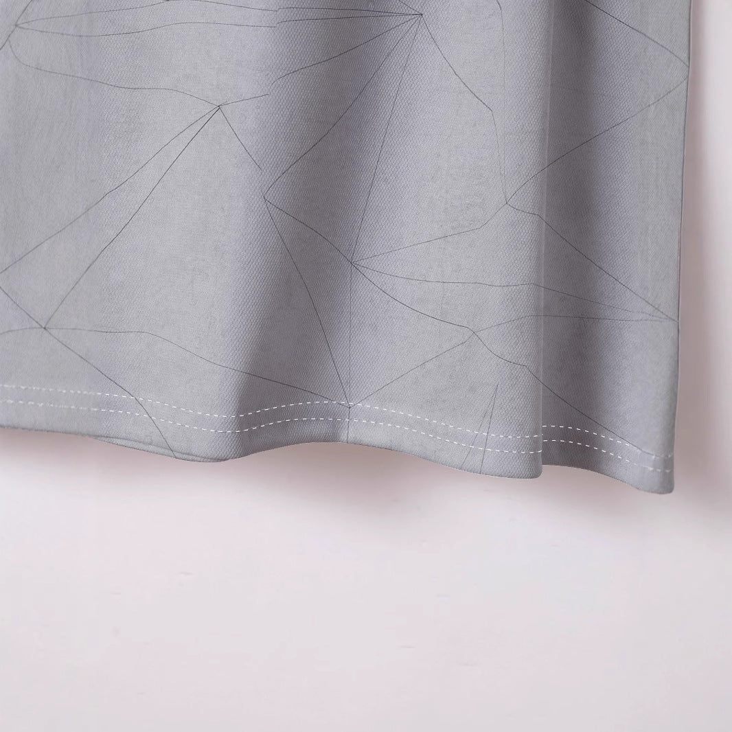 Herren Poloshirt Kurzarm Geometrisches Muster Modern
