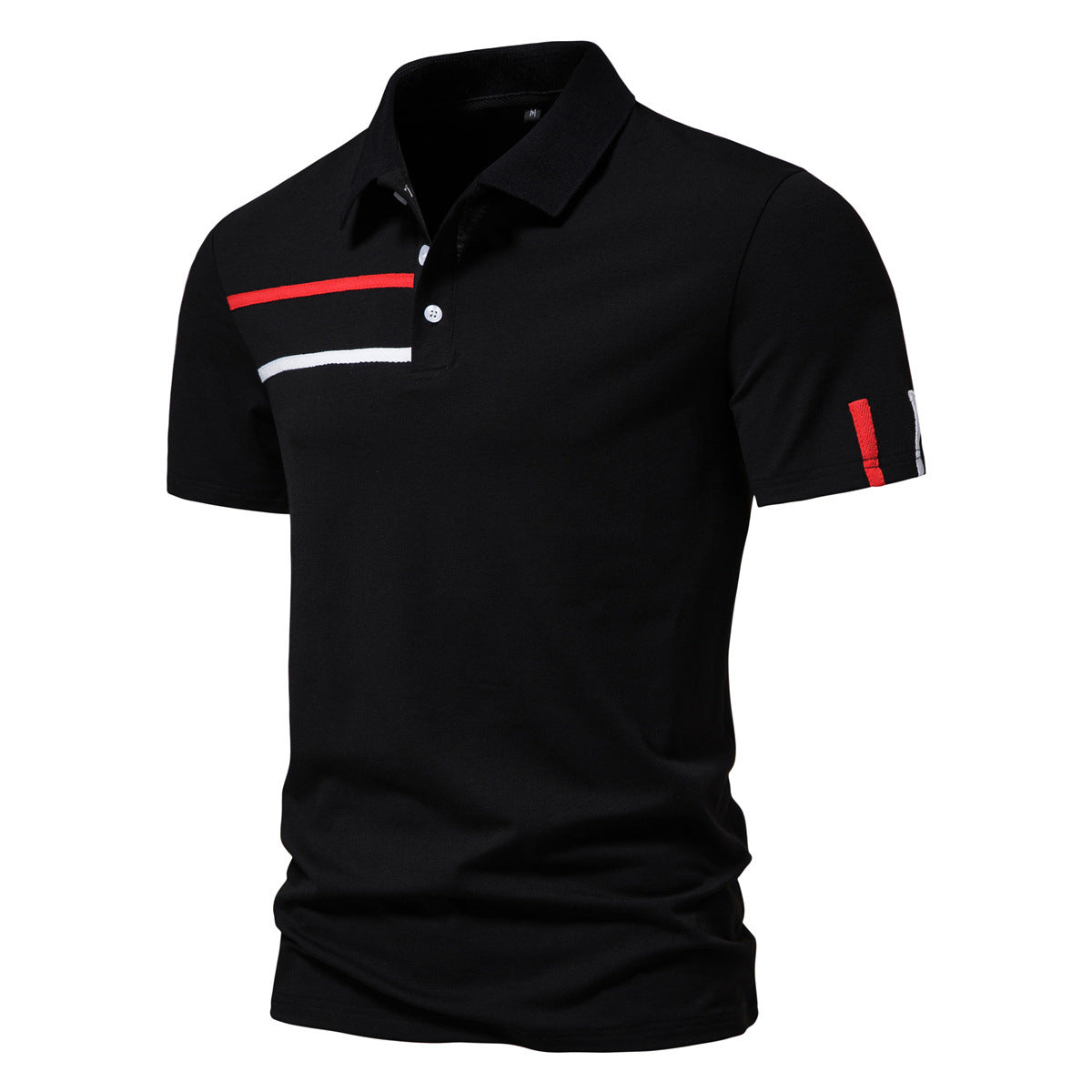 Herren Poloshirt Modern mit Farbdesign und Style