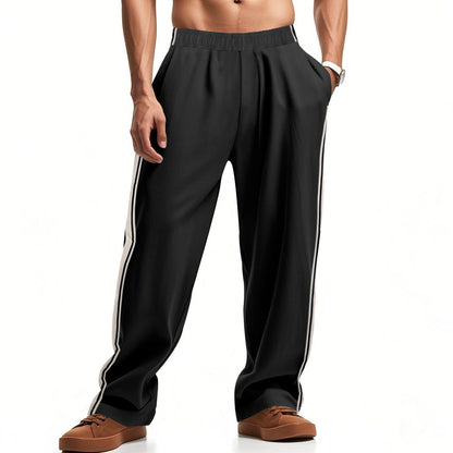 Herren Sporthose Bequem Elastisch Mit Streifen
