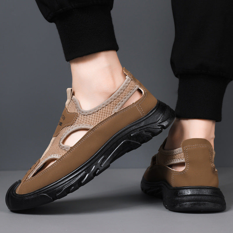 Damen Sandalen Freizeit Mesh Bequem Rutschfest