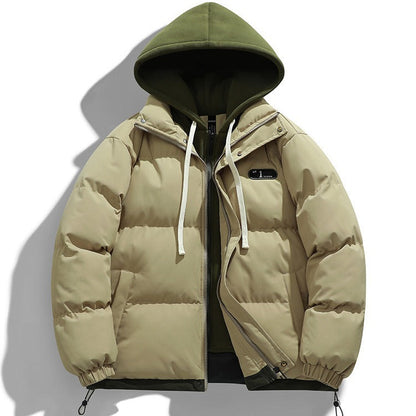 Herren Winterjacke Pufferjacke Abnehmbar Innenfutter Warm