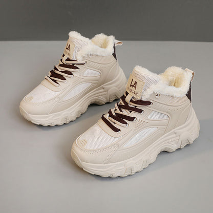 Damen Sneaker High-Top Isoliert Rutschfest