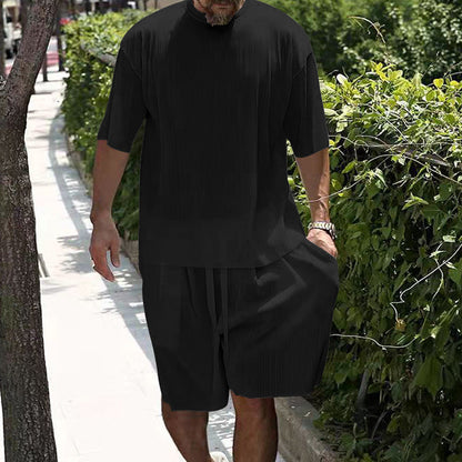 Herren Shorts Set atmungsaktiv Leicht Sommer