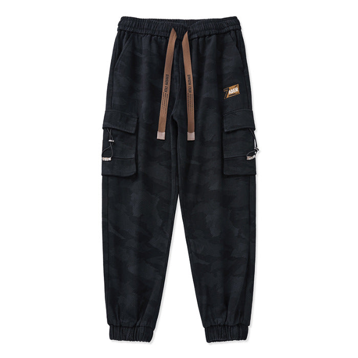Herren Cargohose Elastic mit Reißverschlusstaschen Flexibel