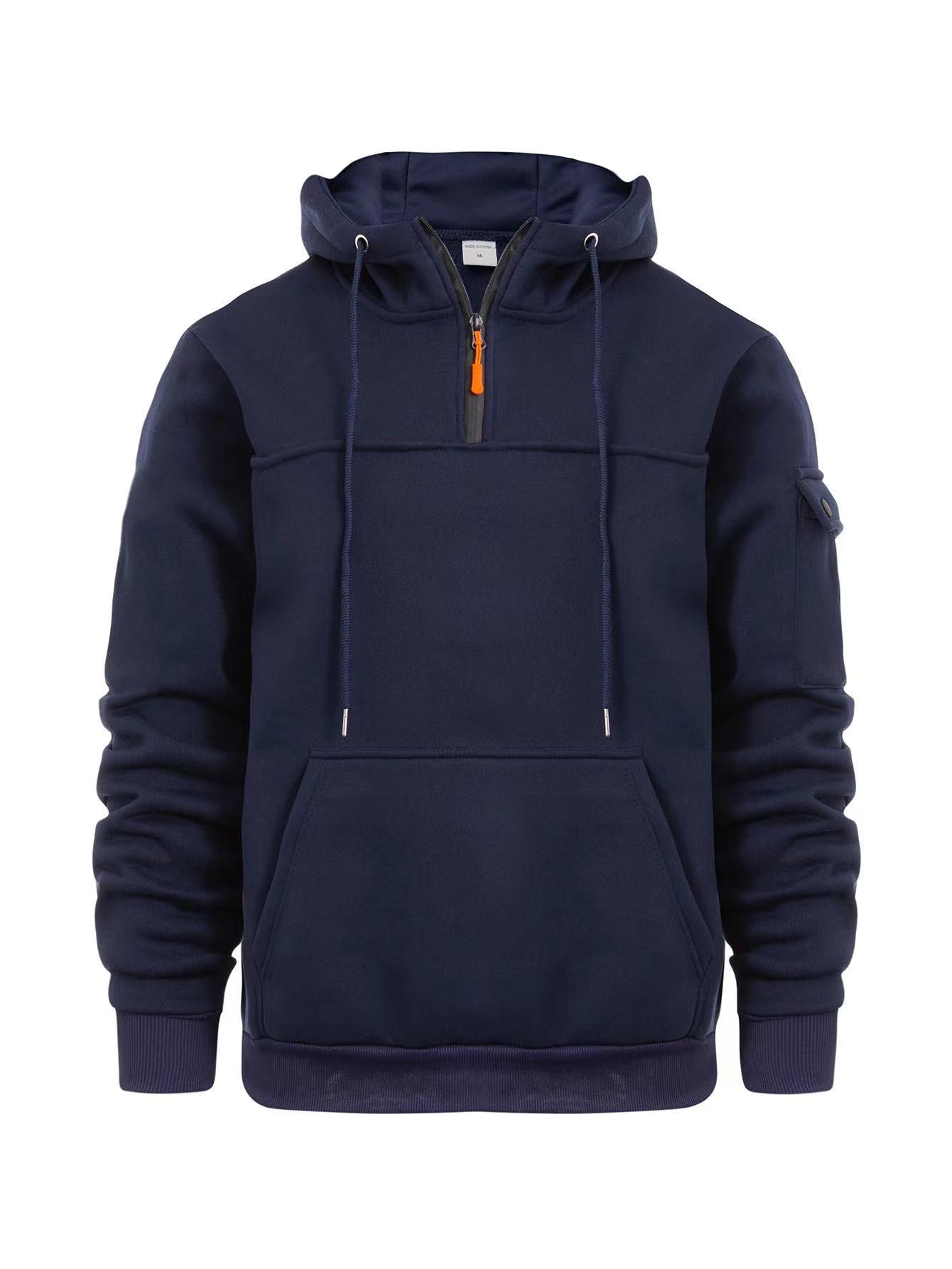 Herren Kapuzenpullover Mit Taschen Modern Sportlich