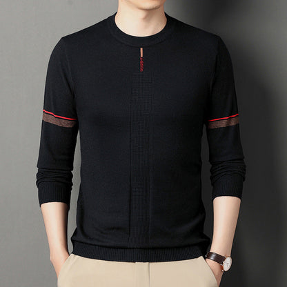 Herren Pullover Strukturiert Hochwertig Rundhals Berlin Style - BerlinGlamour