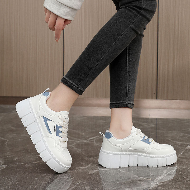 Damen Sneaker Chunky Plateau Schuhe Hoch Modern