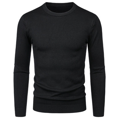 Herren Pullover Weich Rundhals Modern