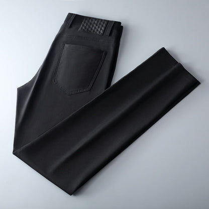 Herren Jeanshose Slim Fit Stretch Elastisch Komfortabel