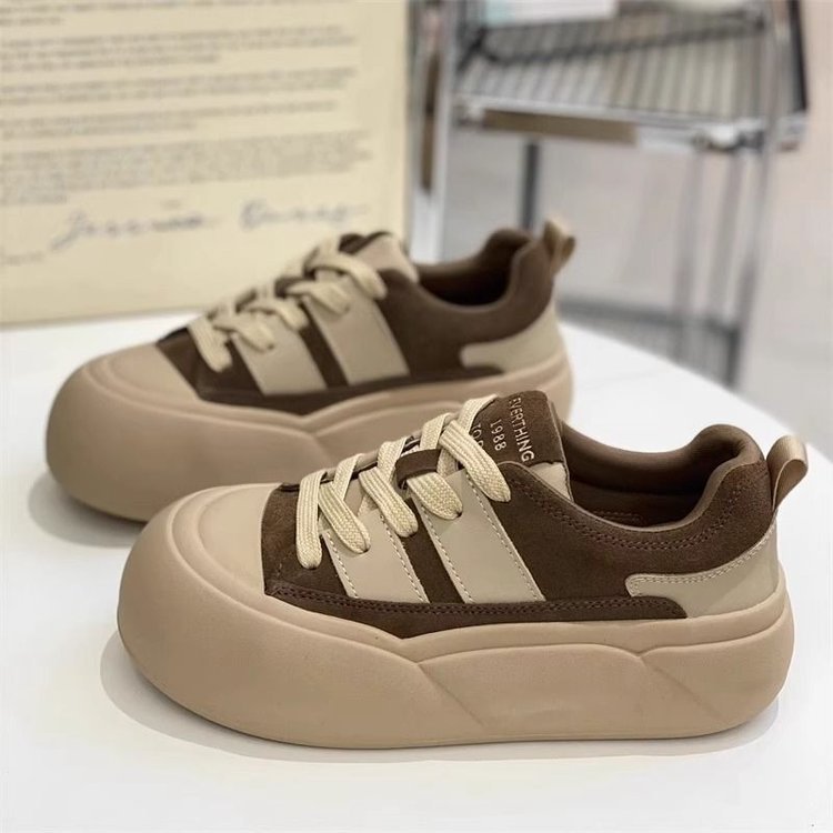 Damen Sneaker Hohe Sohle Atmungsaktiv Sportlich