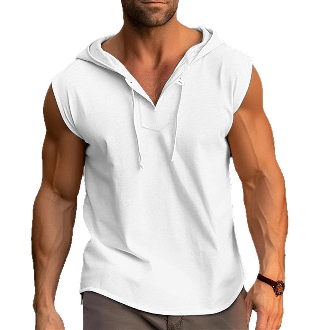 Herren Kapuzenshirt Sportlich Grau