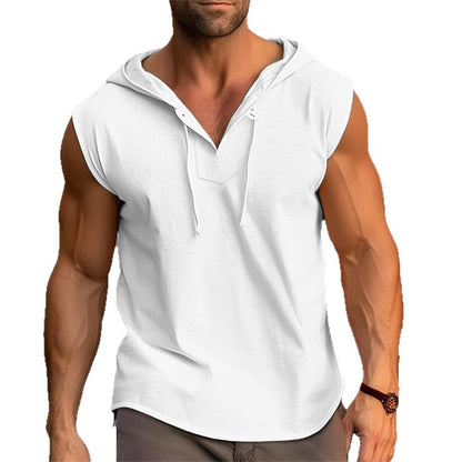 Herren Kapuzenshirt Sportlich Grau