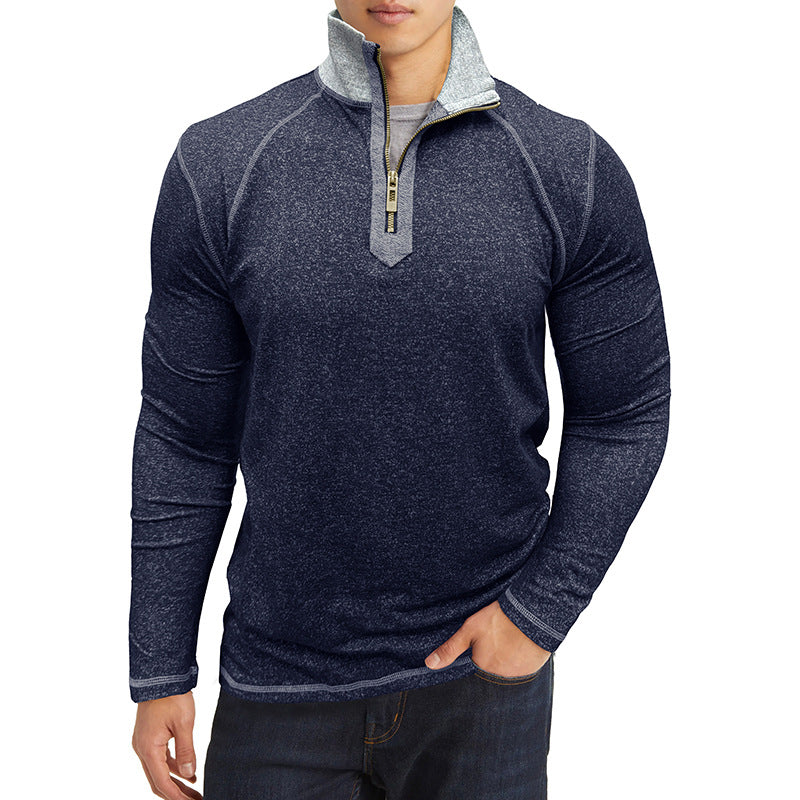 Herren Funktionspullover Stehkragen Thermo Soft - BerlinGlamour