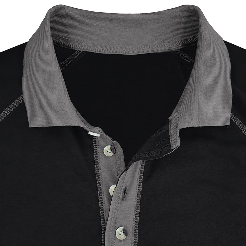 Herren Polohemd Moderner Kragen Slim Fit Style