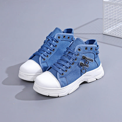 Damen Sneaker Modisch Gewebt Auffällig