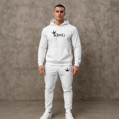 Herren Hoodie Jogginghose Set Hochwertig Sportlich - BerlinGlamour