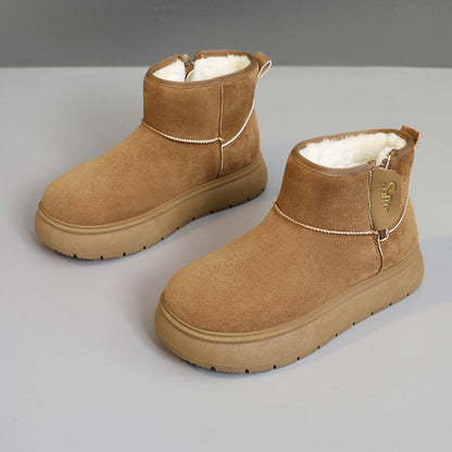 Damen Winterstiefeletten Warm Rutschfest Moderne Mode