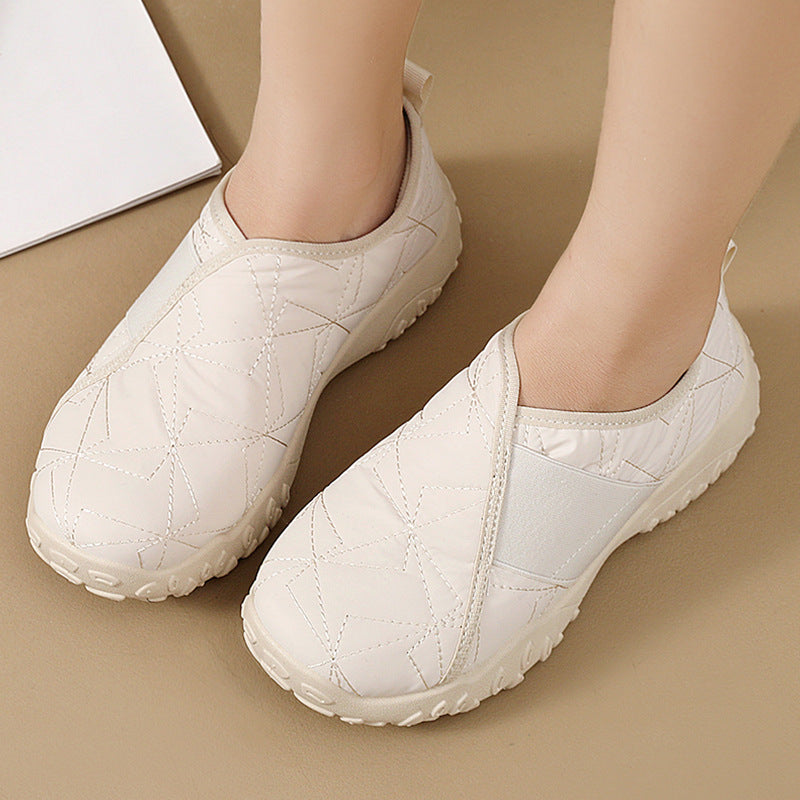 Damen Slipper Bequem Rutschfest Outdoor Schuhe Warm