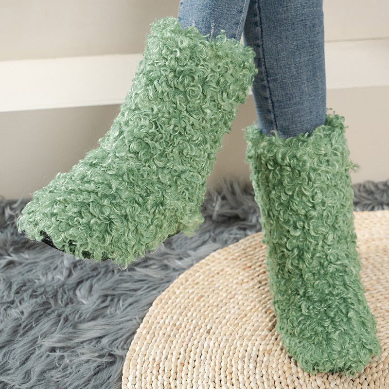 Weiche Damen Hausschuhe Fleece Warm Kuschelig