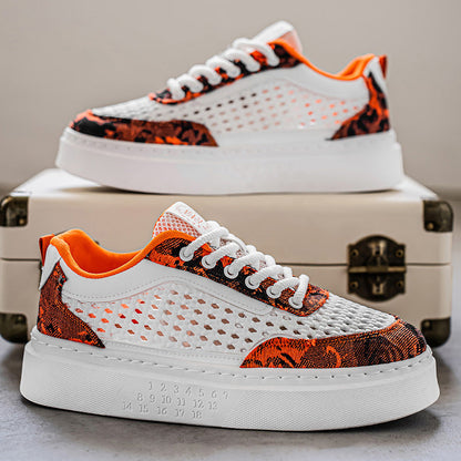 Damen Sneaker Plateau atmungsaktiv Komfort Schuhe