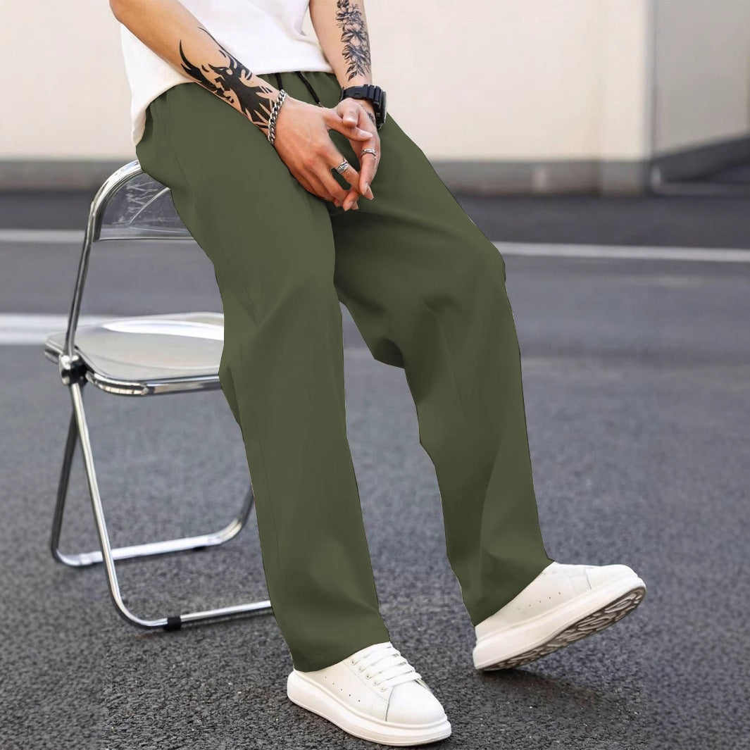 Bequeme Herren Chino Hosen Lockere Freizeithosen