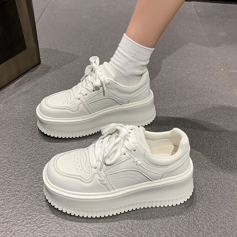 Damen Sneaker PlateauSchuhe Atmungsaktiv Komfortabel