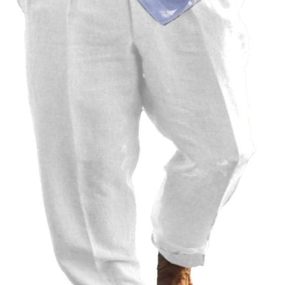 Herren Leinenhose Leicht Lässiger Schnitt Sommerhose