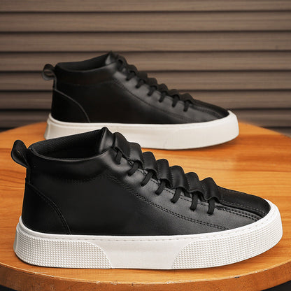 Damen Sneaker Hoch Sportlich Robust Schwarz
