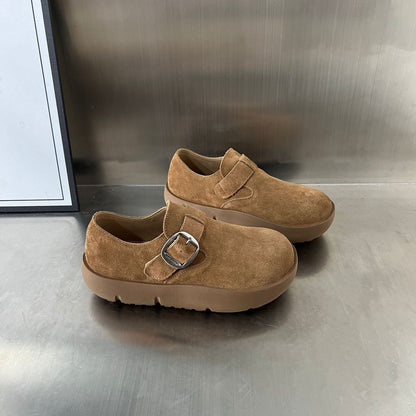 Damen Clogs Bequem Wildleder Ergonomisch Modern