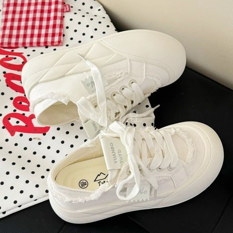 Damen Sneaker Sportlich Große Sohle Trendy