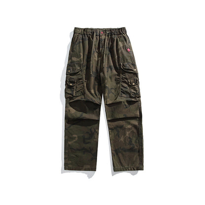 Herren Camouflage Hose Militärstil Cargo Modern