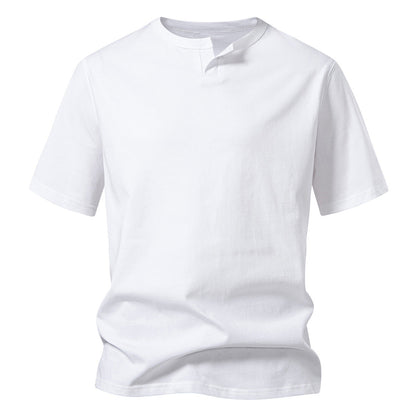 Herren T-Shirt Kurzarm Moderner Kragen Trendy