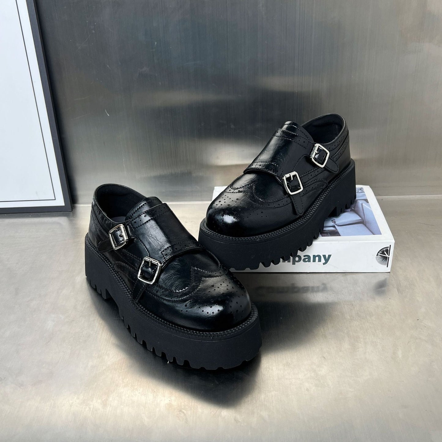 Damen Schnürschuhe Robust Brogue Modell