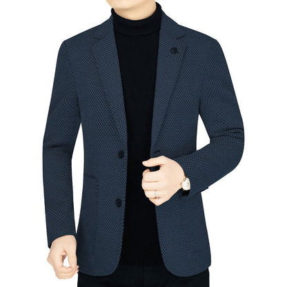 Herren Blazerjacke Slim Fit Stretch Modern