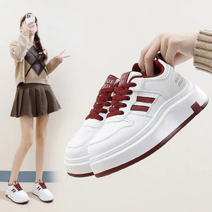 Damen Sneaker Laufsohle Dick Atmungsaktiv Sportlich - BerlinGlamour