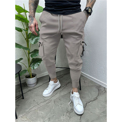 Herren Cargo-Jogginghose Modern Elastisch Mit Taschen