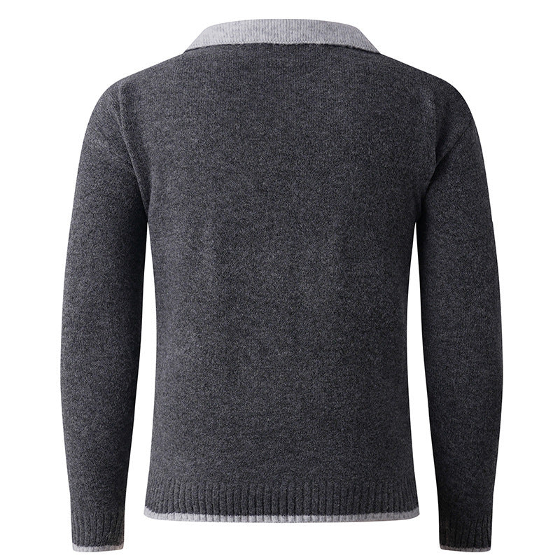 Herren V-Pullover Eleganter Style Hochwertig
