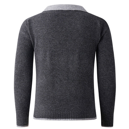 Herren V-Pullover Eleganter Style Hochwertig