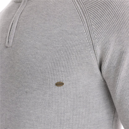 Herren Strickpullover Sportlich Halbzipp Reißverschluss