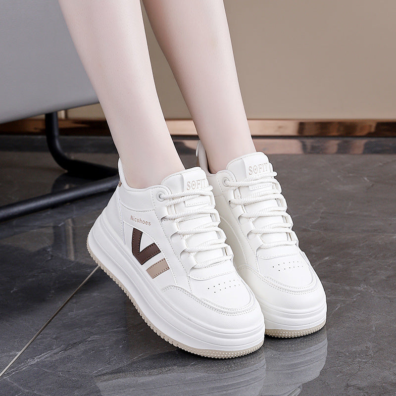 Damen Sneaker Bequem Plattform Schuhe