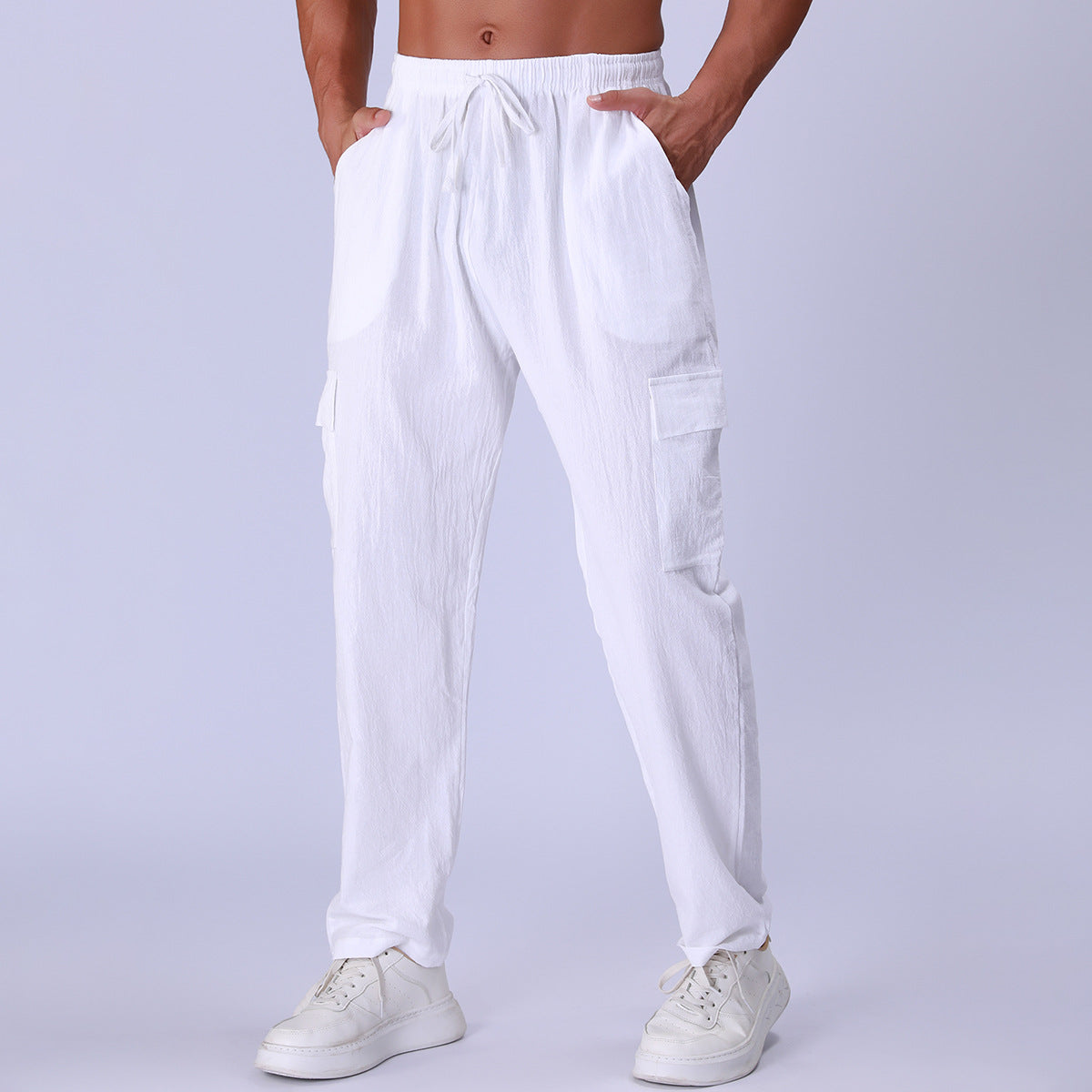 Herren Cargo-Hose Funktionale Taschen Bequem