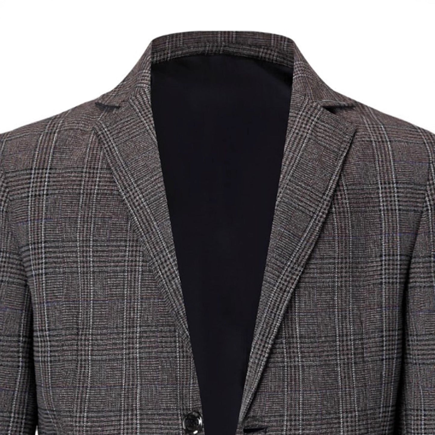 Herren Blazer Modern Karomuster Slim Fit Berlin Style