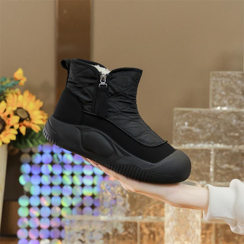 Damen Winterstiefel Warm Waterproof Elastisch Komfort