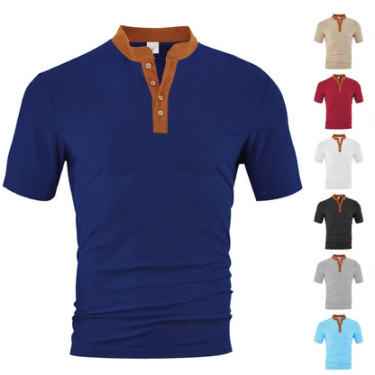 Herren Polohemd Elegantes Design Strukturiert Modern - BerlinGlamour