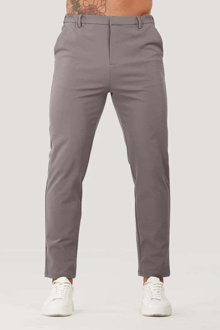 Herren Chino-Hosen Elegant Bequem Slimfit