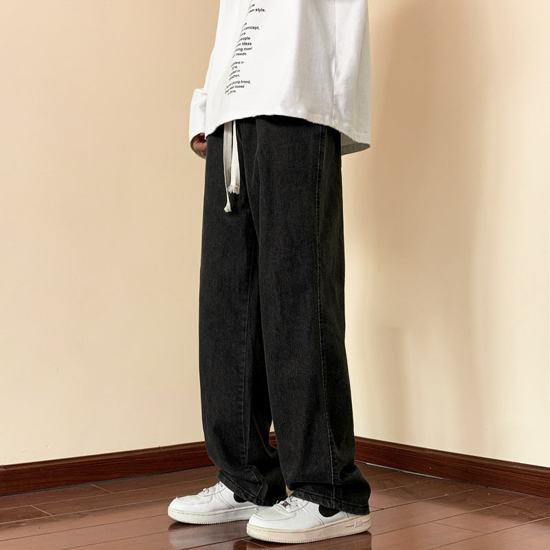 Herren Jeans Hose Bequem Elastisch Slim Fit