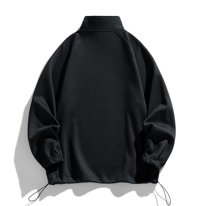 Herren Pullover Langarm Kurzreißverschluss Modern