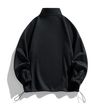 Herren Pullover Langarm Kurzreißverschluss Modern