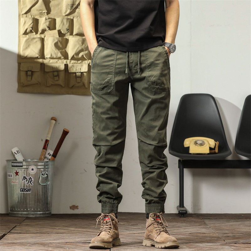 Bequeme Herren Cargo-Hose Elastisch Multifunktional