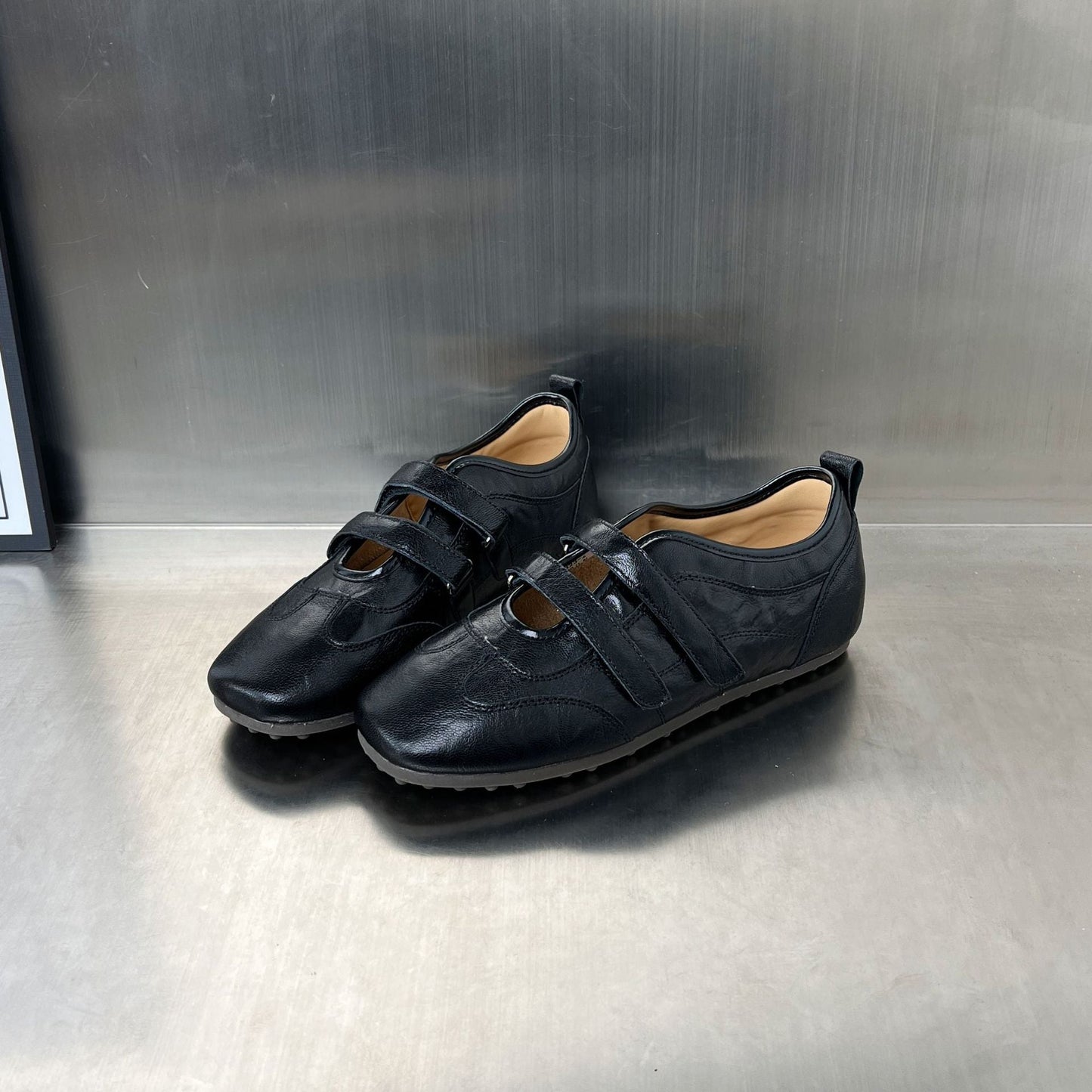 Damen Clogs Weich Bequem Verstellbar mit Klettverschluss